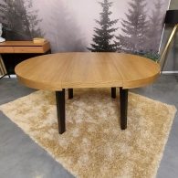 Okrúhly rozkladací dubový stôl - 11880