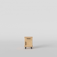 Skandinávský noční stolek dřevěný SVEG SCANDI - 2