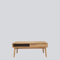 Skandinávský konferenční dubový stolek CLASSY - 2