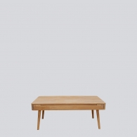 Skandinávský konferenční stolek CLASSY z širokou zásuvkou - 2