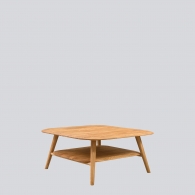 Dubový konferenční stolek  CLASSY s poličkou - 1