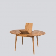 Malý dubový kulatý stůl CLASSY - 10