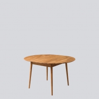 Nerozkládací kulatý dubový stůl CLASSY - 1