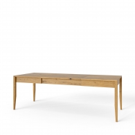 Masívny dubový rozkladací stôl - 23642