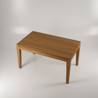Dubový stôl s profilovanými nohami - 9042