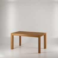Vysoký dubový stůl s rovnými nohami - 1