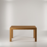 Vysoký dubový stůl s rovnými nohami - 2